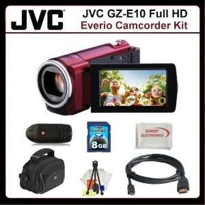  JVC GZ E10 Everio Camcorder Kit Includes JVC GZE10 