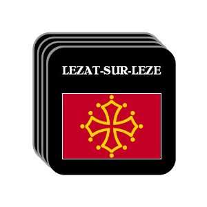  Midi Pyrenees   LEZAT SUR LEZE Set of 4 Mini Mousepad 