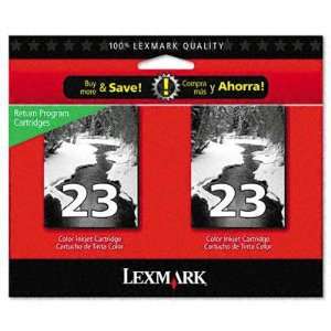 com Lexmark 18c1598 Ink 430 Page Yield 2 Pack Black Easy Installation 