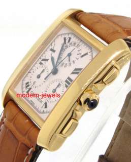Cartier Tank Francaise Chronograph 18k Watch W5000556   