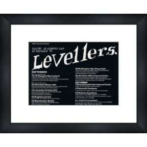  LEVELLERS Zeitgeist Tour 1995   Custom Framed Original Ad 