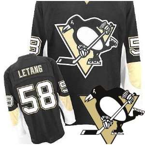 EDGE Pittsburgh Penguins Authentic NHL Jerseys Kristopher Letang Home 
