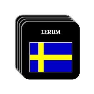  Sweden   LERUM Set of 4 Mini Mousepad Coasters 