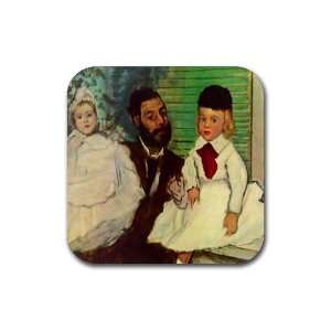 Portrait of Count Lepic and his Daughters By Edgar Degas 