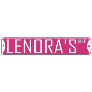   LENORA HOLE  STREET SIGN