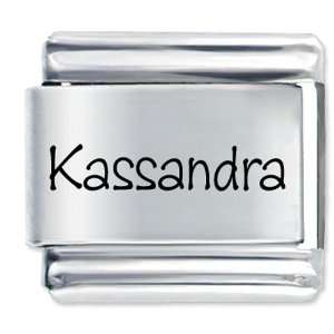  Name Kassandra Italian Charms Bracelet Link Pugster 