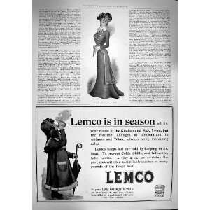  1900 LADIES FASHION LEMCO SWAN SOAP LEVER BROTHERS