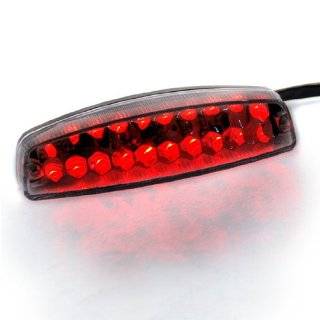  Custom Motorcycle LED Rear Tail Light with Integrated 