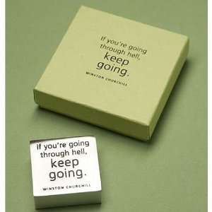  Keep Going Inspirational Pewter Paperweight Kitchen 