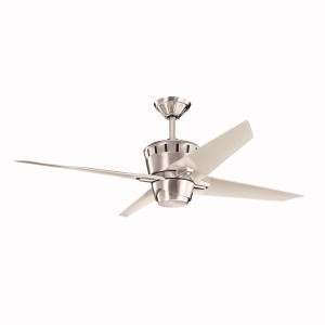    Kemble Collection Brushed Stainless Steel Finish 52 Inch Kemble Fan