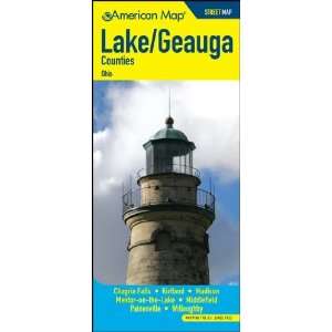   Map 616790 Lake And Geagua Counties Ohio Street Map
