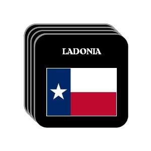  US State Flag   LADONIA, Texas (TX) Set of 4 Mini Mousepad 