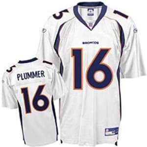  Jake Plummer Denver Broncos Replica Adult White Jersey 