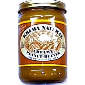 Krema Natural Creamy Peanut Butter 16 Grocery & Gourmet Food