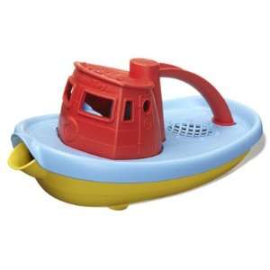    Green Toys Eco Friendly BPA Free Tugboat Bath Toy Red Toys & Games