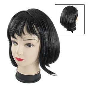  Black Bob Haircut Style Party Costume Straight Wig Beauty