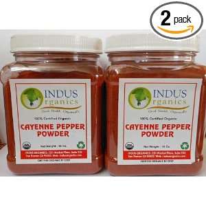 Indus Organic Cayenne Pepper Powder Grocery & Gourmet Food