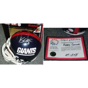 Kerry Collins Signed Throwback Giants Riddell Mini Helmet  