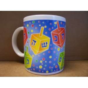  Coffee Mug with Dreidel Design 