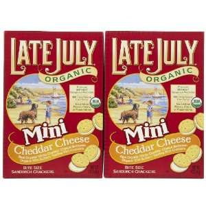 Late July Org Mini Cheddar Cheese Bite Grocery & Gourmet Food