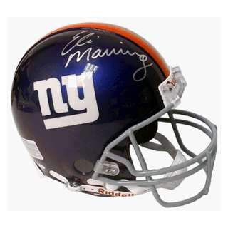  Signed Eli Manning Helmet   Replica