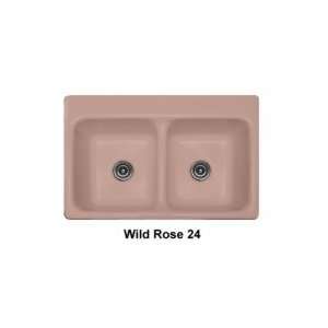   Advantage 3.2 Double Bowl Kitchen Sink with Three Faucet Holes 27 3 24