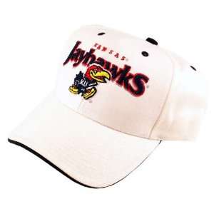  Kansas Jayhawks White Fleet Hat