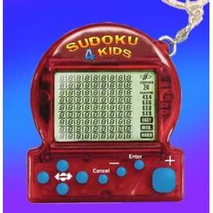  Keychain Sudoku Handheld Puzzle Game for Kids Sorted Color 