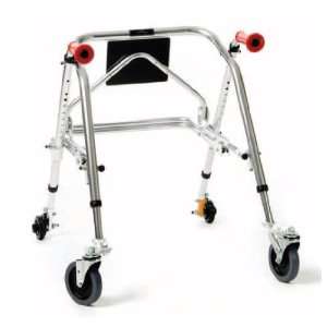   Walker with Seat, Front Swivel and Silent Rear Wheels   W5HSX Health