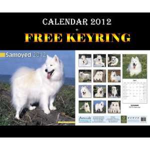 Samoyed Dogs Calendar 2012 + Free Keyring AVONSIDE Books