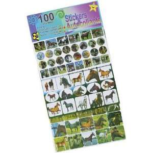  100 pc Horse Stickers Toys & Games