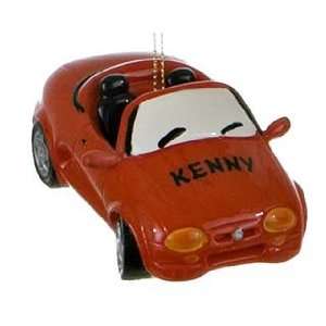  Personalized Red Race Car Christmas Ornament