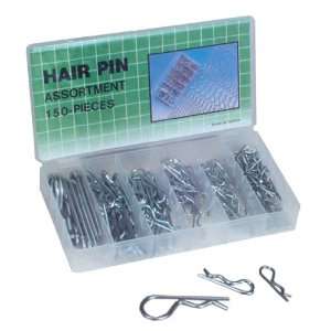 Berk Automotive 150pc Hair Cotter Pin Assortment Kit Quick Release
