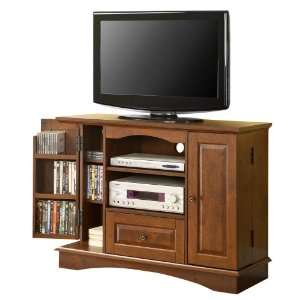  42 Bedroom TV Console w/ Media Storage   Traditional Brown 