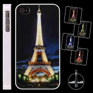  Building Style Flashing Hard Back Cover Case for iphone 4 