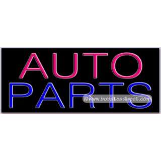 Auto Parts Neon Sign (13H x 32L x 3D)