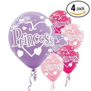  Six 12 in Princess Balloons Helium Quality 1 Pack Health 