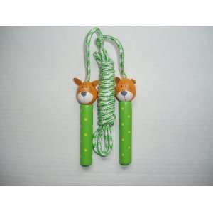   Wooden Handle Jump Rope   Tiger Handle Cloth Rope