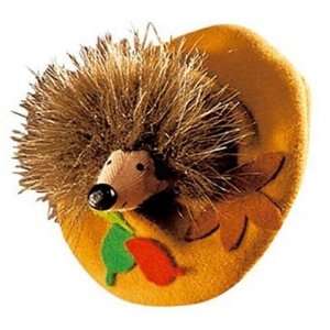    Kathe Kruse Finger Puppet Hedgehog in Leaf Pile Toys & Games