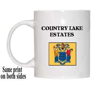  US State Flag   COUNTRY LAKE ESTATES, New Jersey (NJ) Mug 