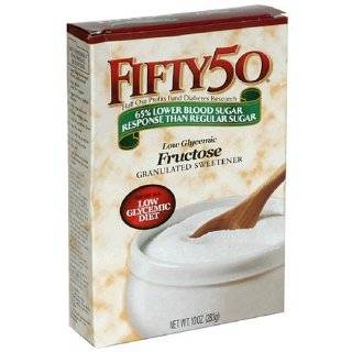 Fifty 50 Granulated Fructose, 10 Ounce Units (Pack of 12)  
