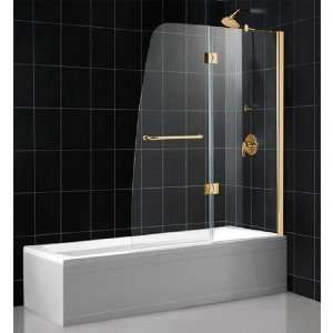 DreamLine Tub Shower SHDR 3148586 Bathtub Door Aqua Collection Brushed 
