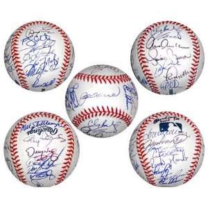  2000 New York Yankees Team Signed Baseball Sports 