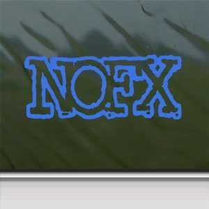  NOFX Blue Decal Punk Band Car Truck Bumper Window Blue 