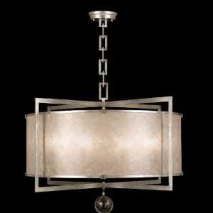 Fine Art Lamps 591540 2, Singapore Moderne Blown Glass Drum Pendant, 8 