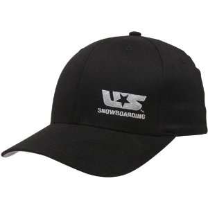  U.S. Snowboarding Black Sweep Flex Hat