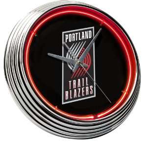  Portland Trail Blazers Neon Clock Automotive