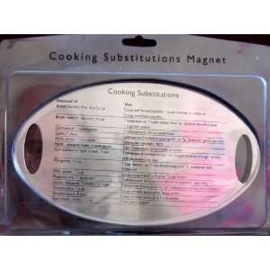  Amco Cooking Substitutions Magnet