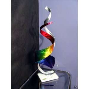  Rainbow Metal Sculpture