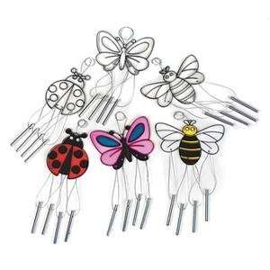  S&S Worldwide Wind Chime Sun Catchers, Bugs (Pack of 12 